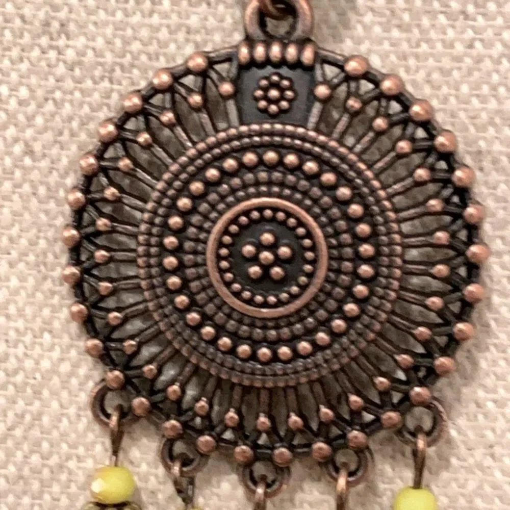 Men’s Kai Boho Feather & Tassel Beaded Long Necklace - Tribal Statement Pendant